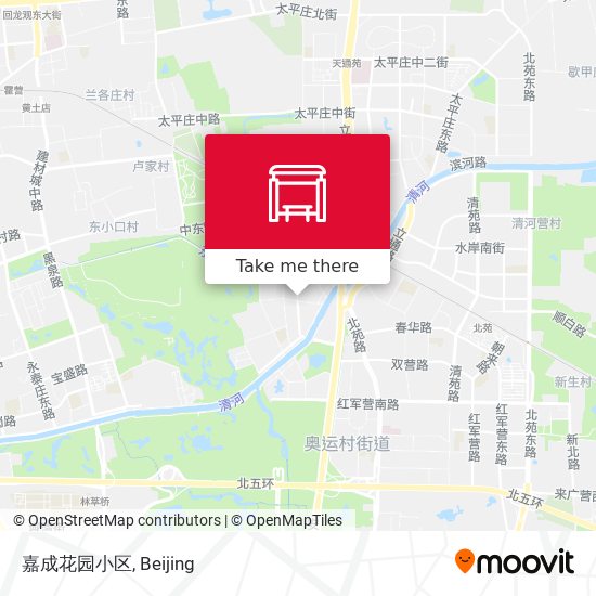 嘉成花园小区 map