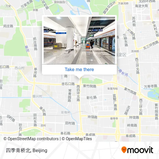 四季青桥北 map