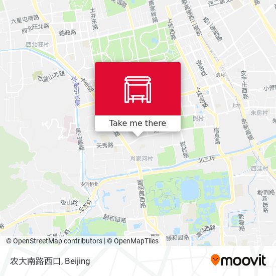 农大南路西口 map