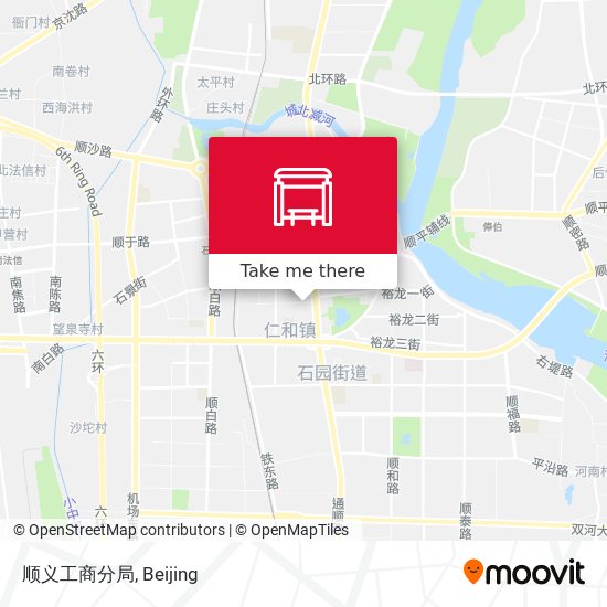 顺义工商分局 map