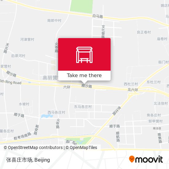 张喜庄市场 map