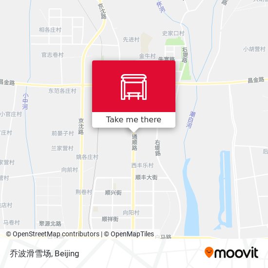 乔波滑雪场 map