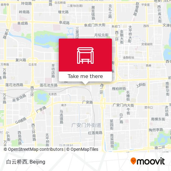 白云桥西 map
