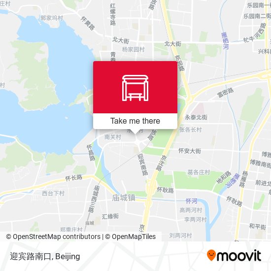 迎宾路南口 map