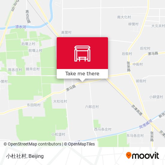小杜社村 map