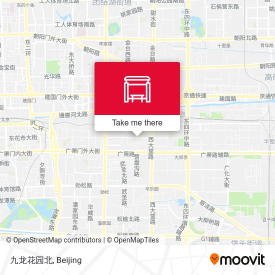 九龙花园北 map