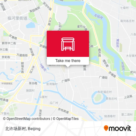 北许场新村 map