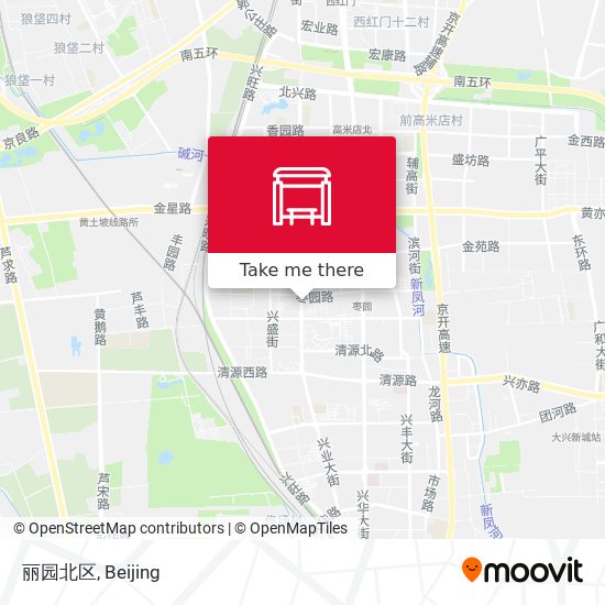 丽园北区 map