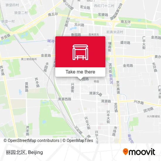 丽园北区 map