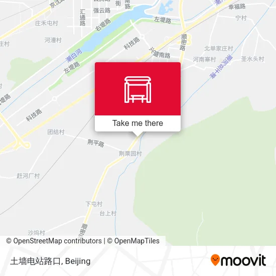土墙电站路口 map