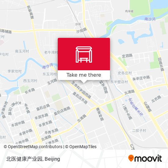北医健康产业园 map