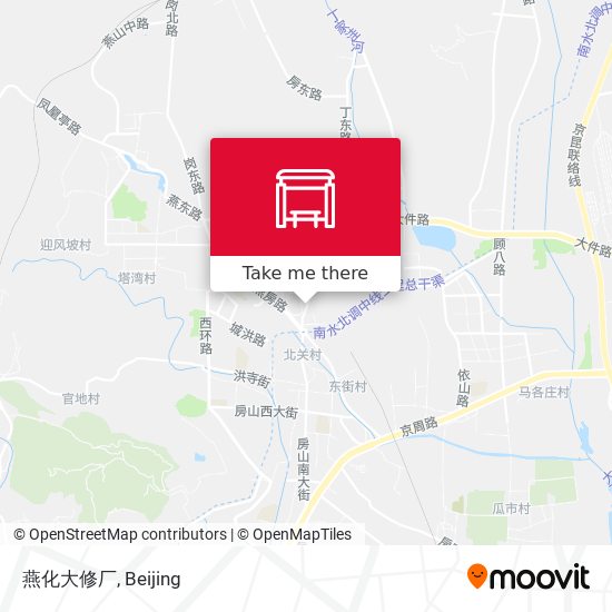 燕化大修厂 map