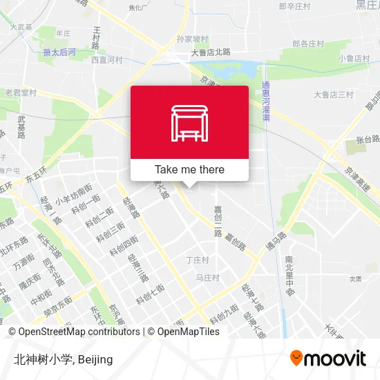 北神树小学 map