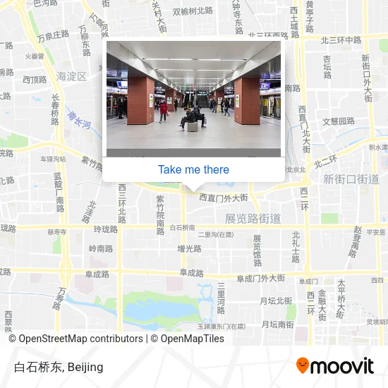 白石桥东 map