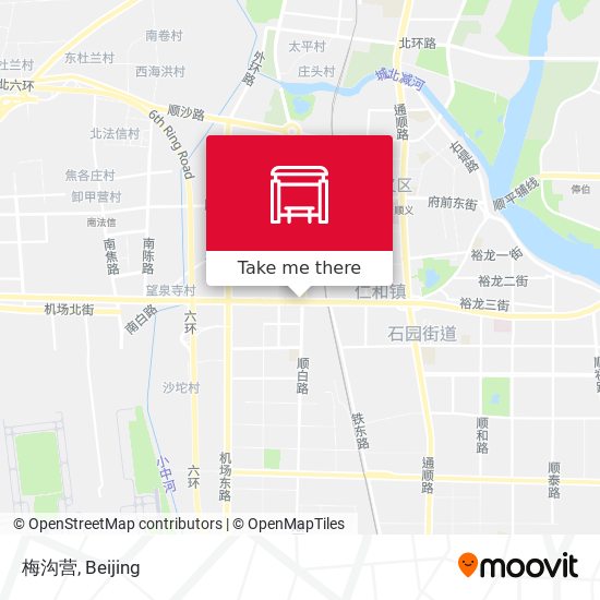 梅沟营 map