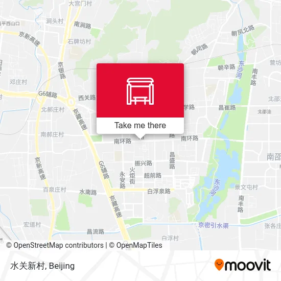 水关新村 map