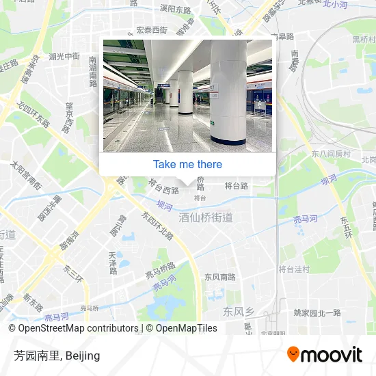 芳园南里 map