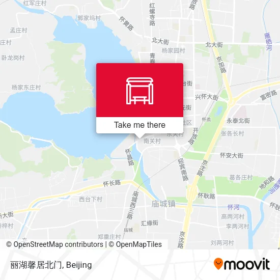 丽湖馨居北门 map