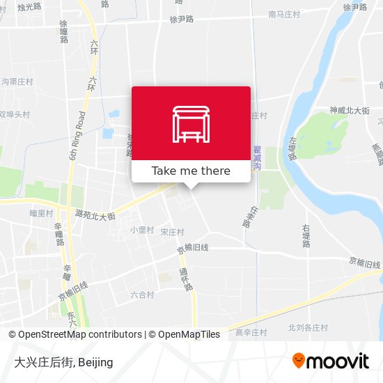 大兴庄后街 map