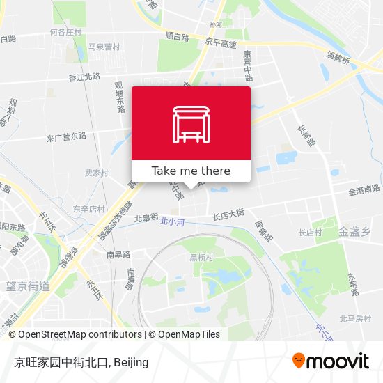 京旺家园中街北口 map