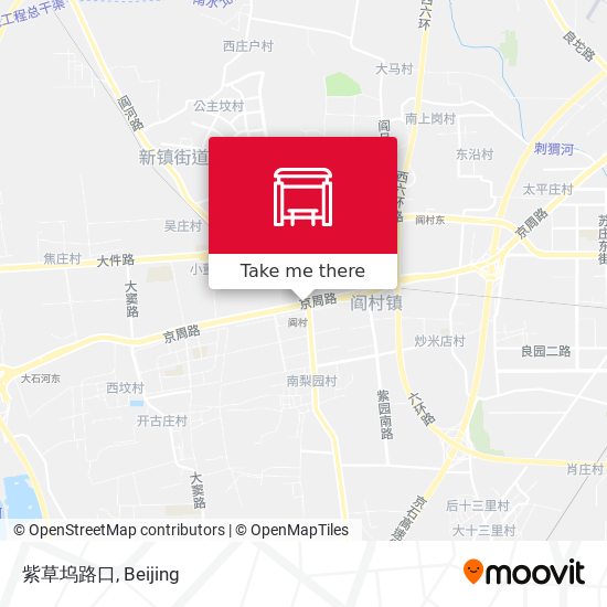 紫草坞路口 map