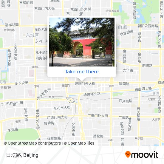 日坛路 map