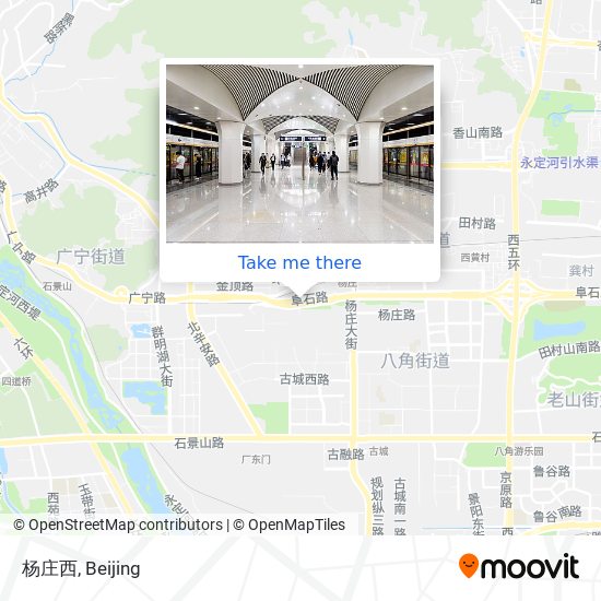 杨庄西 map