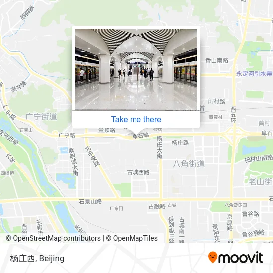 杨庄西 map