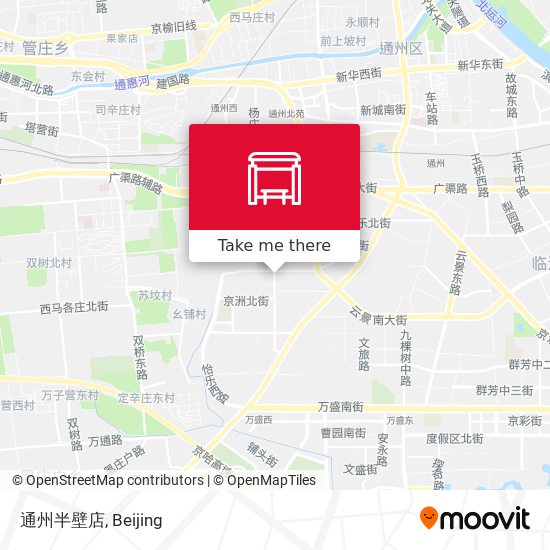 通州半壁店 map