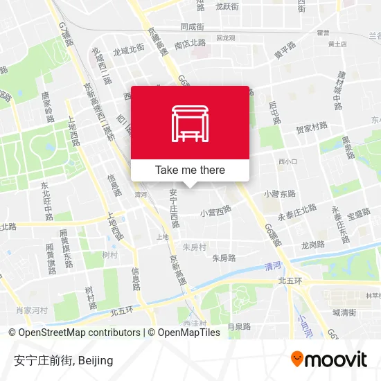 安宁庄前街 map