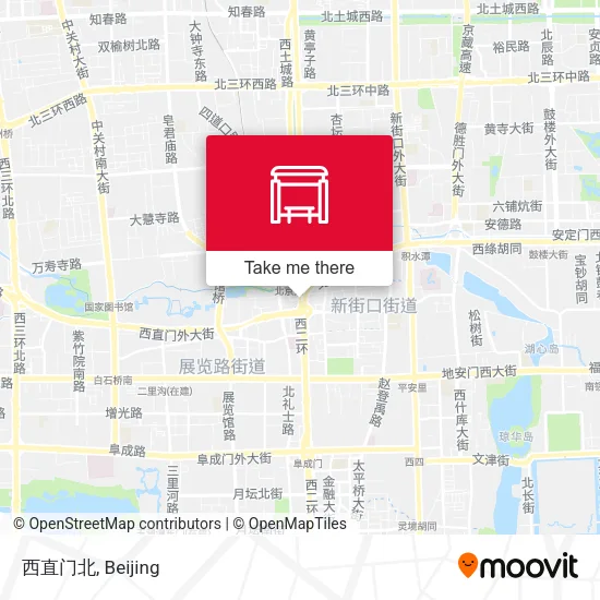 西直门北 map