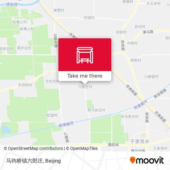 马驹桥镇六郎庄 map