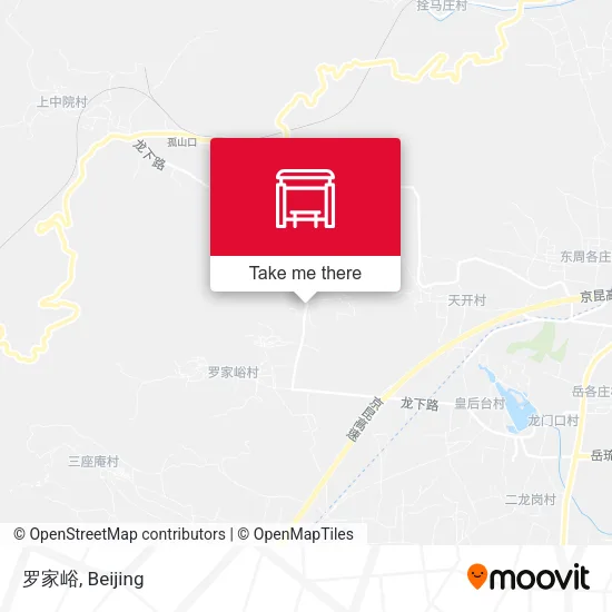 罗家峪 map