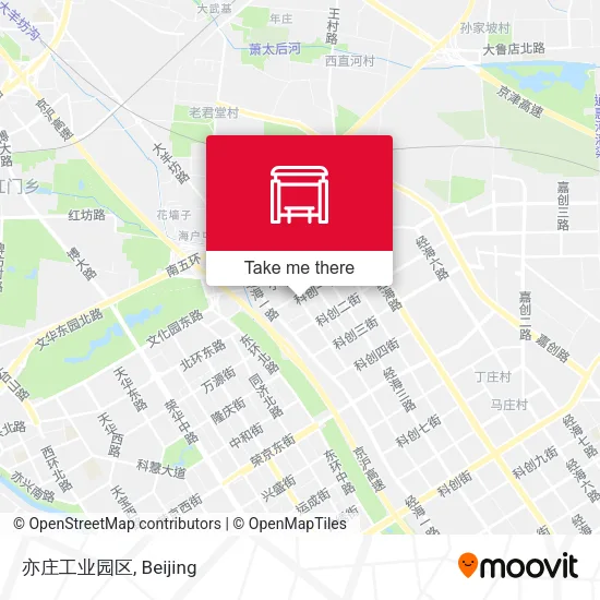 亦庄工业园区 map
