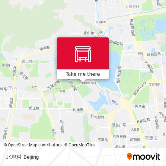 北坞村 map