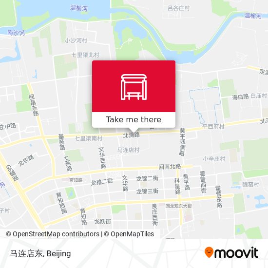 马连店东 map