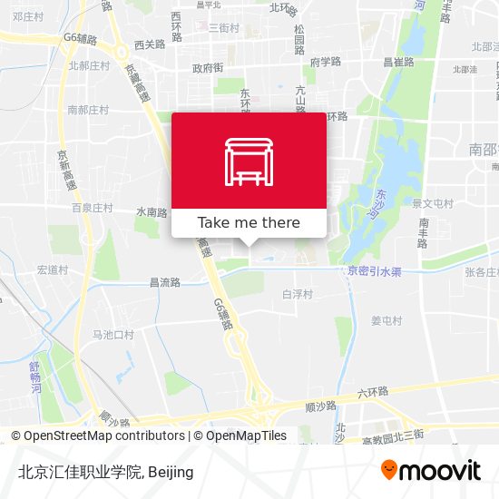 北京汇佳职业学院 map