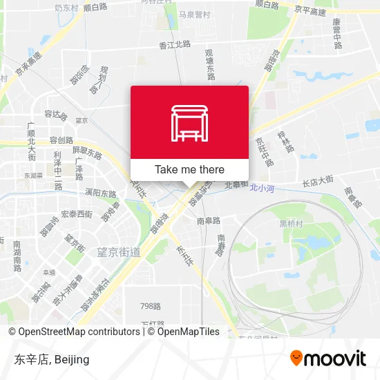 东辛店 map
