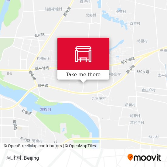 河北村 map