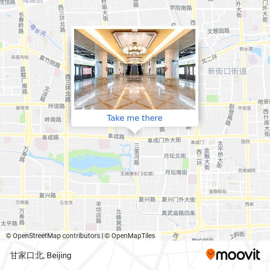 甘家口北 map