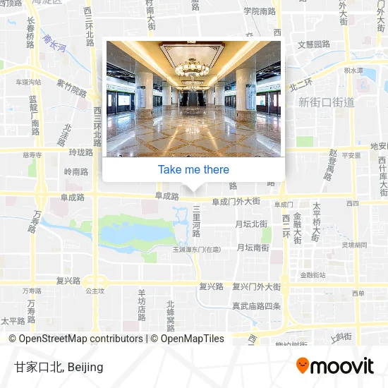甘家口北 map