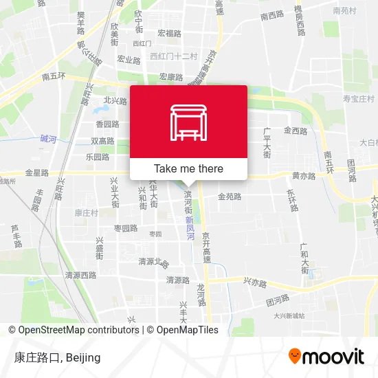 康庄路口 map