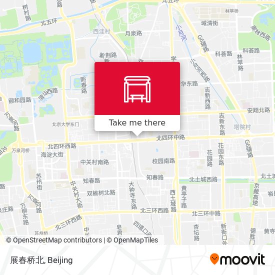 展春桥北 map