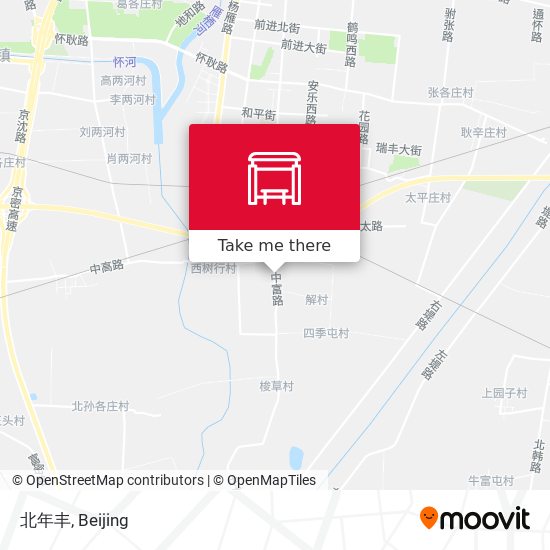 北年丰 map