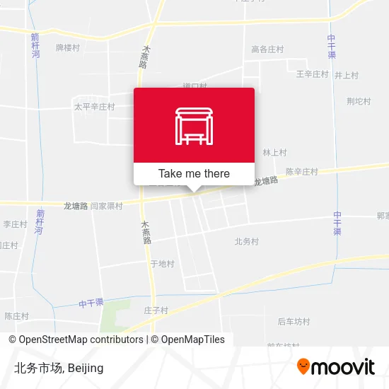 北务市场 map