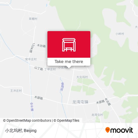 小北坞村 map