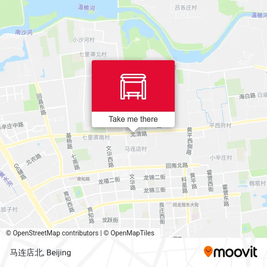 马连店北 map