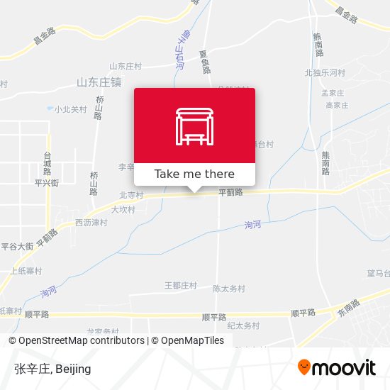 张辛庄 map