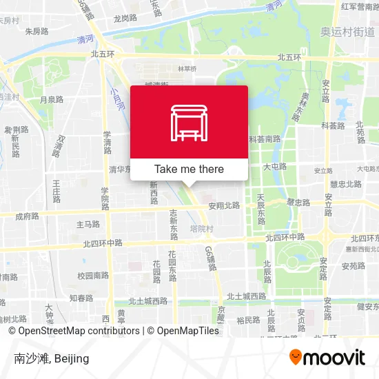 南沙滩 map
