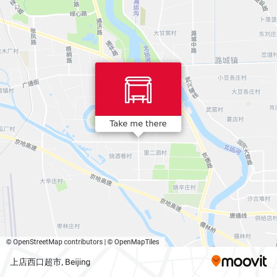 上店西口超市 map